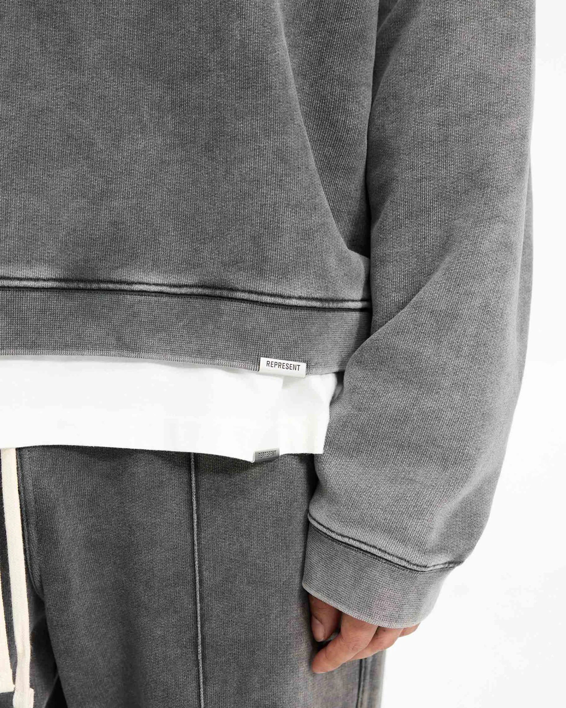 Represent Initial Boxy Sweater - Vintage Grey> Sweaters