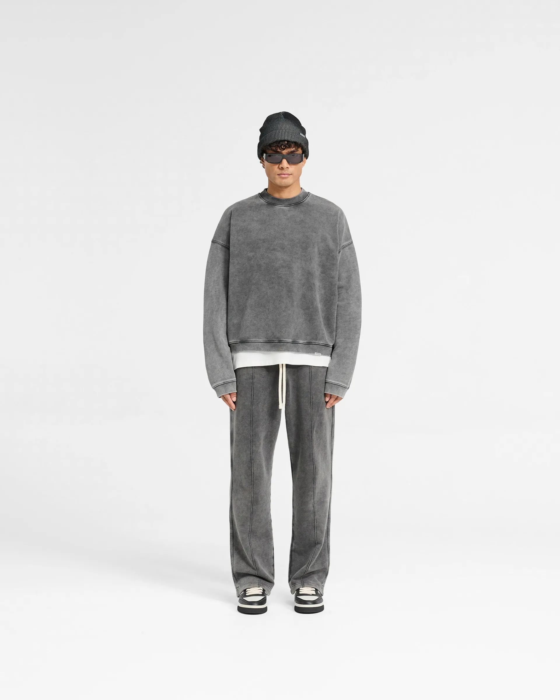 Represent Initial Boxy Sweater - Vintage Grey> Sweaters