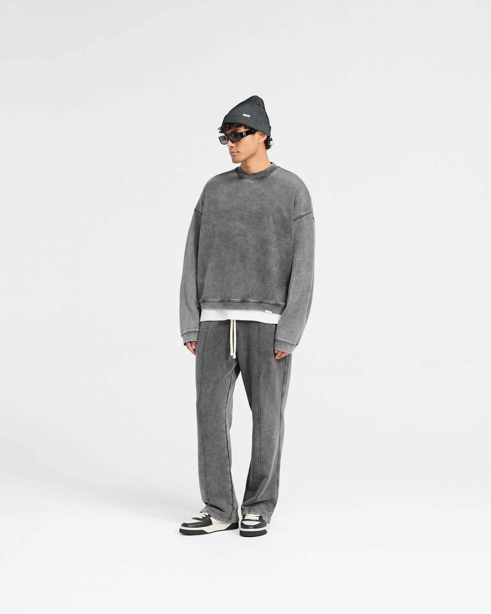 Represent Initial Boxy Sweater - Vintage Grey> Sweaters