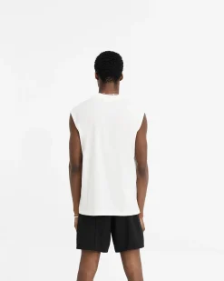 Represent Initial Boxy Tank - Flat White><noscript><img width=