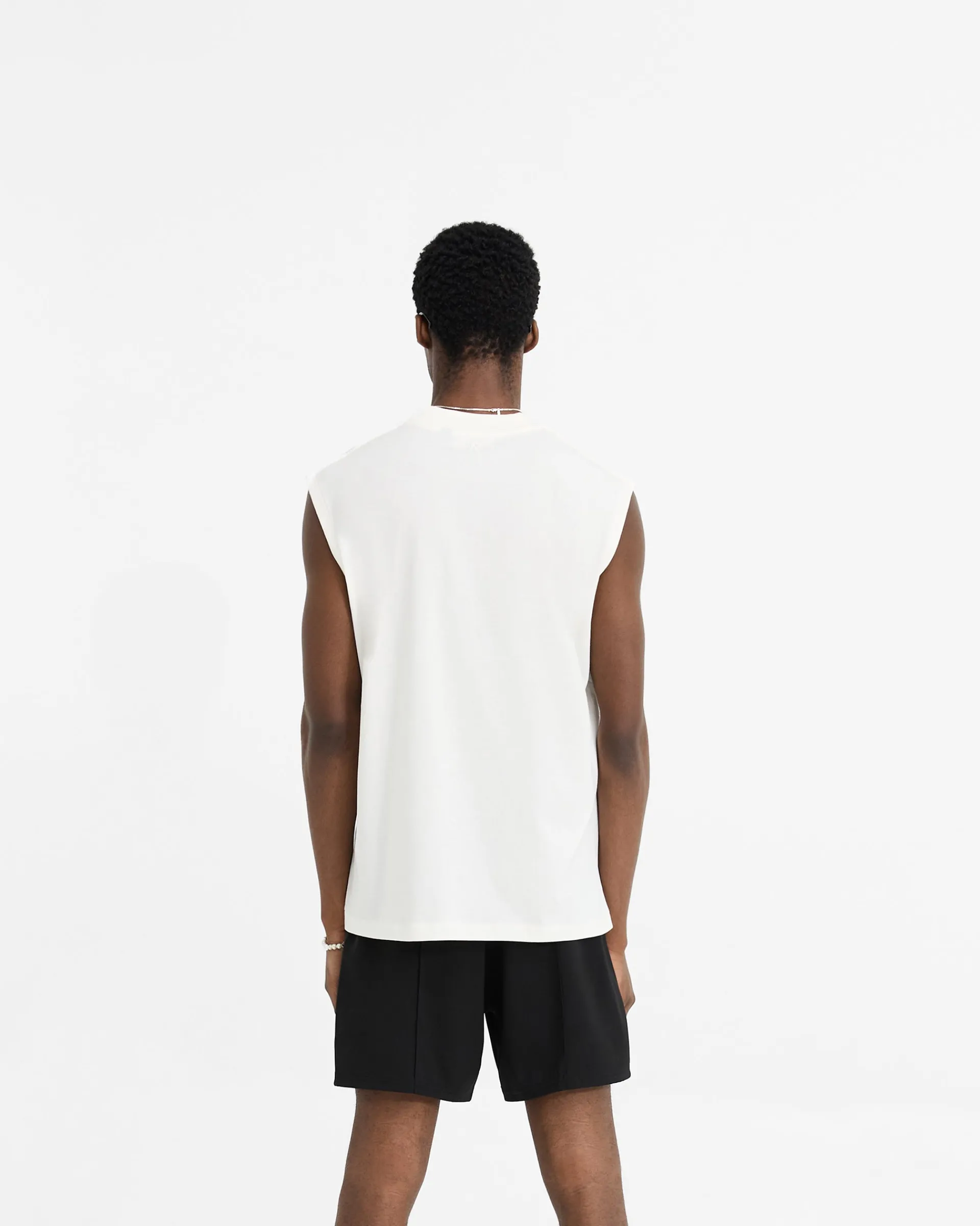 Represent Initial Boxy Tank - Flat White> T-Shirts