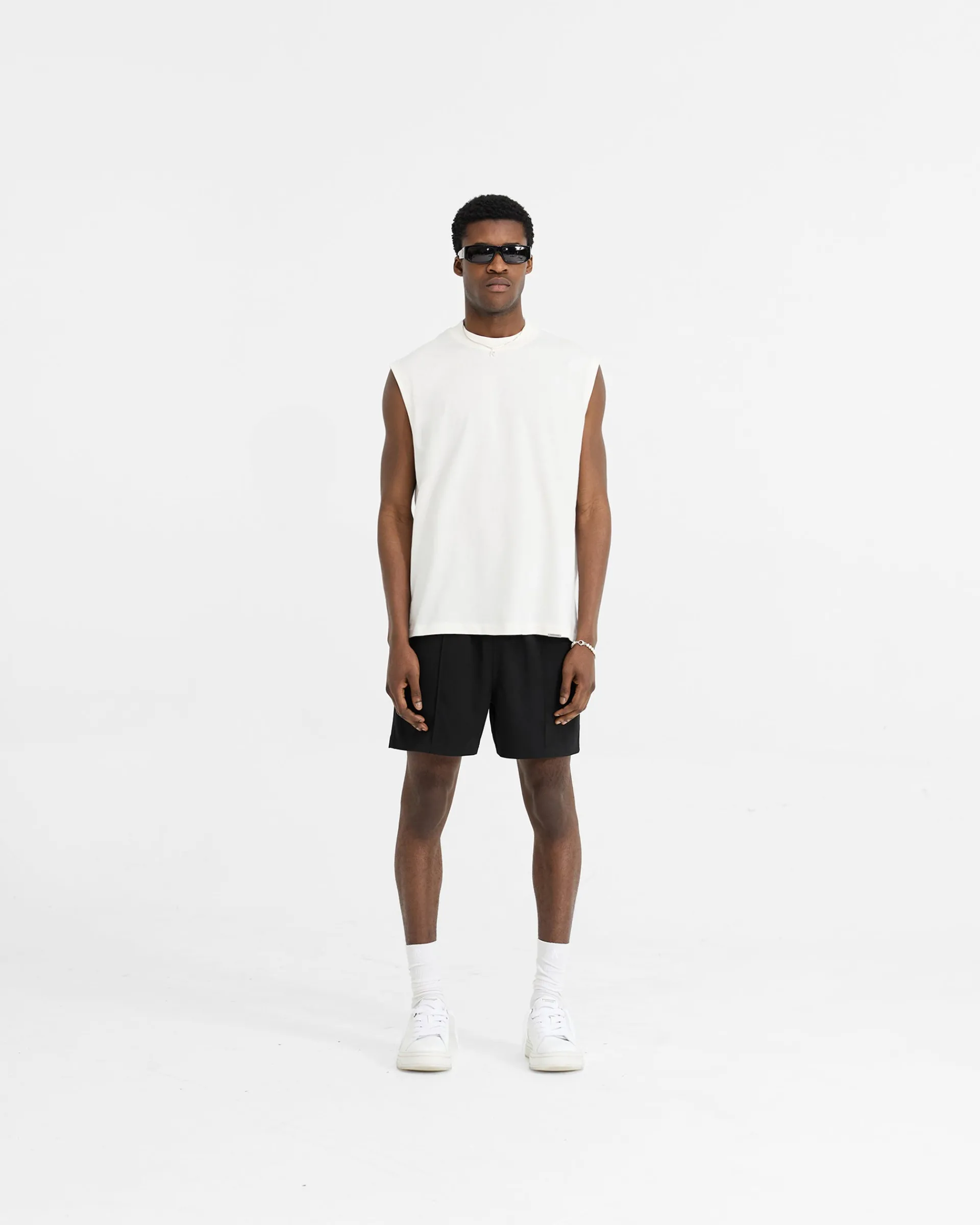 Represent Initial Boxy Tank - Flat White> T-Shirts