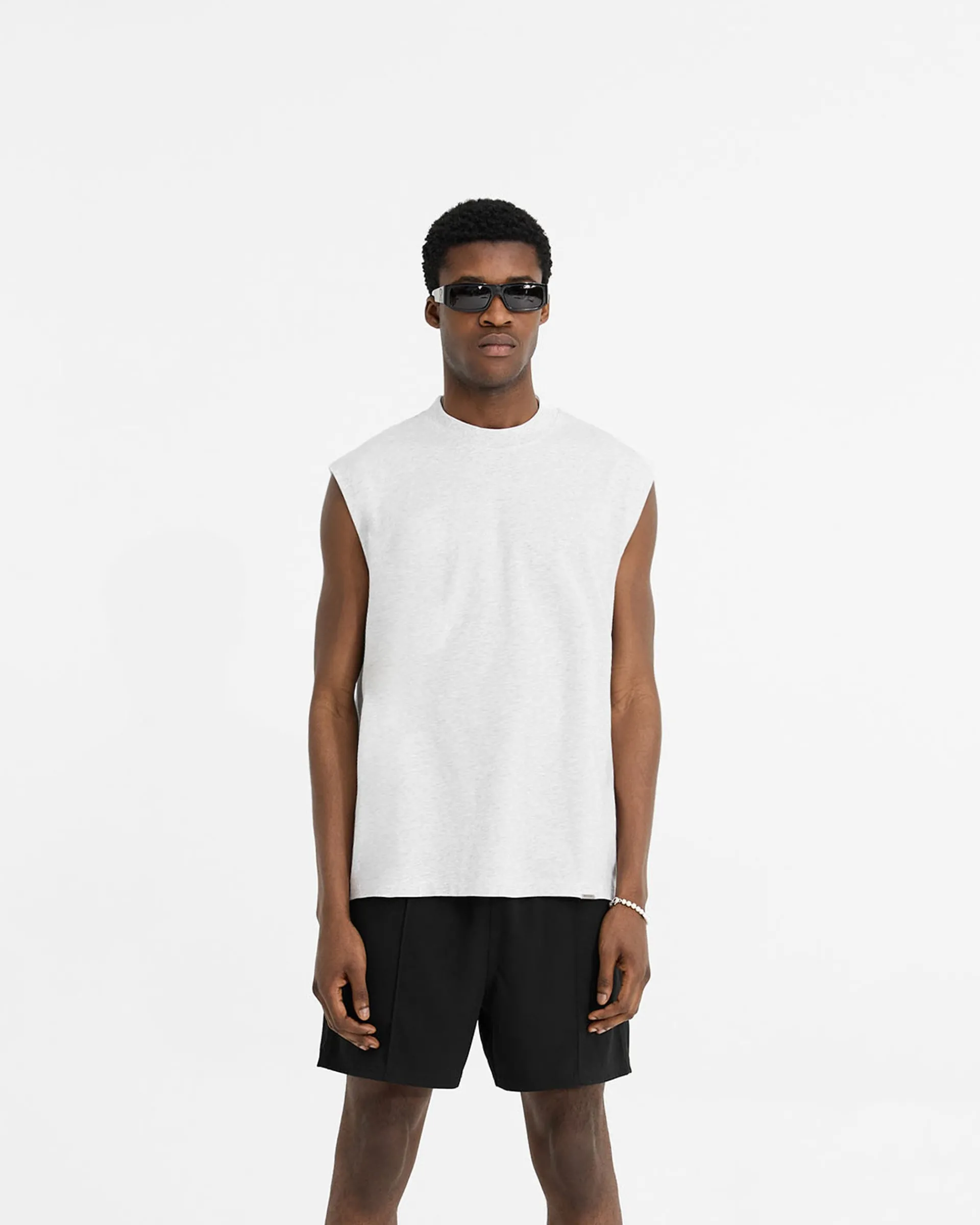 Represent Initial Boxy Tank - Ice Grey Marl> T-Shirts