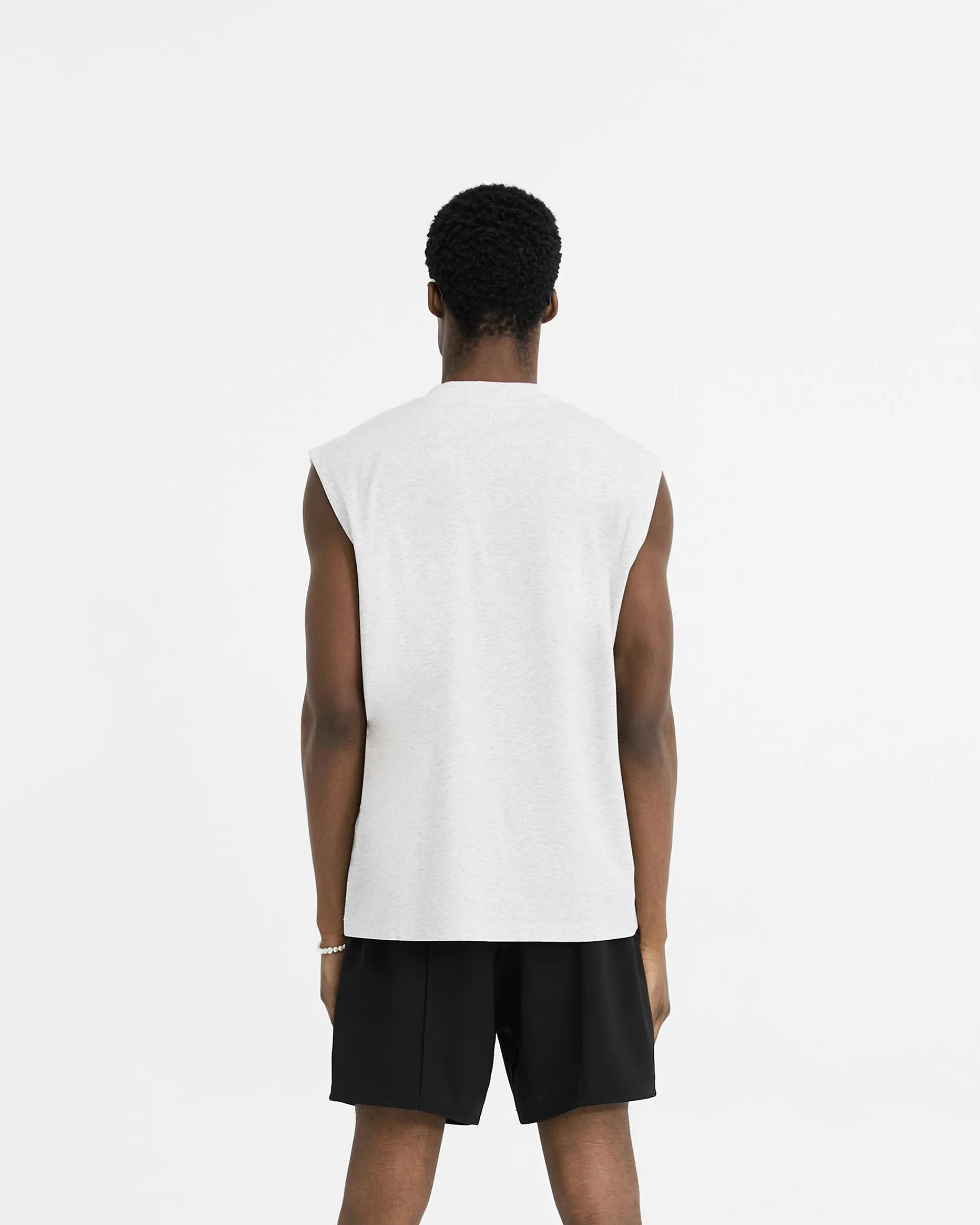 Represent Initial Boxy Tank - Ice Grey Marl> T-Shirts