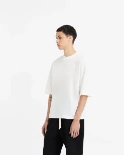 Represent Initial Boxy T-Shirt - Flat White> T-Shirts