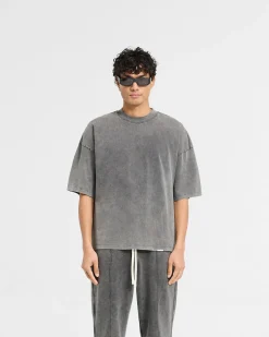Represent Initial Boxy T-Shirt - Vintage Grey><noscript><img width=
