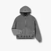 Represent Initial Boxy Zip Through Hoodie - Vintage Grey> Hoodies