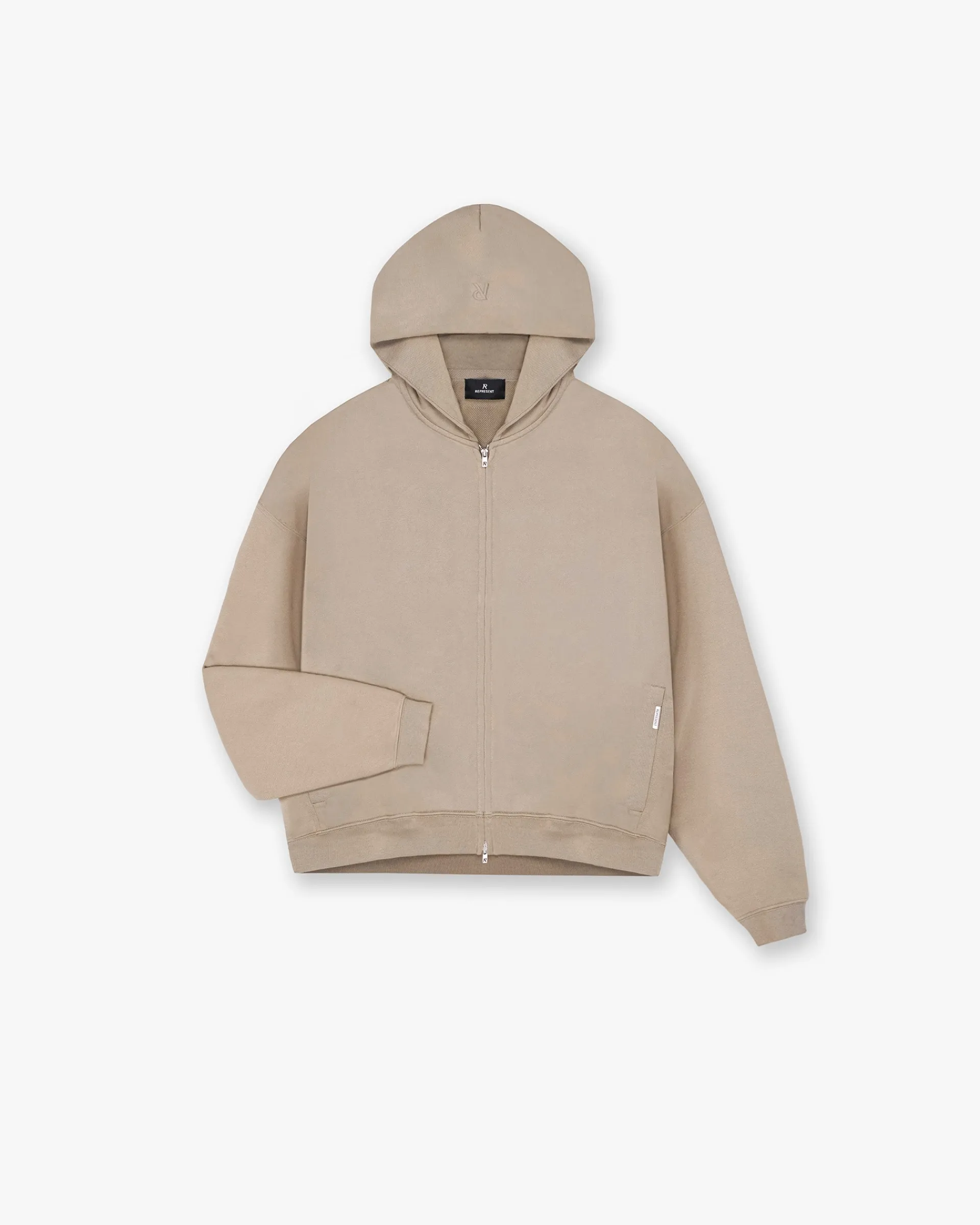 Represent Initial Boxy Zip Through Hoodie -> Hoodies