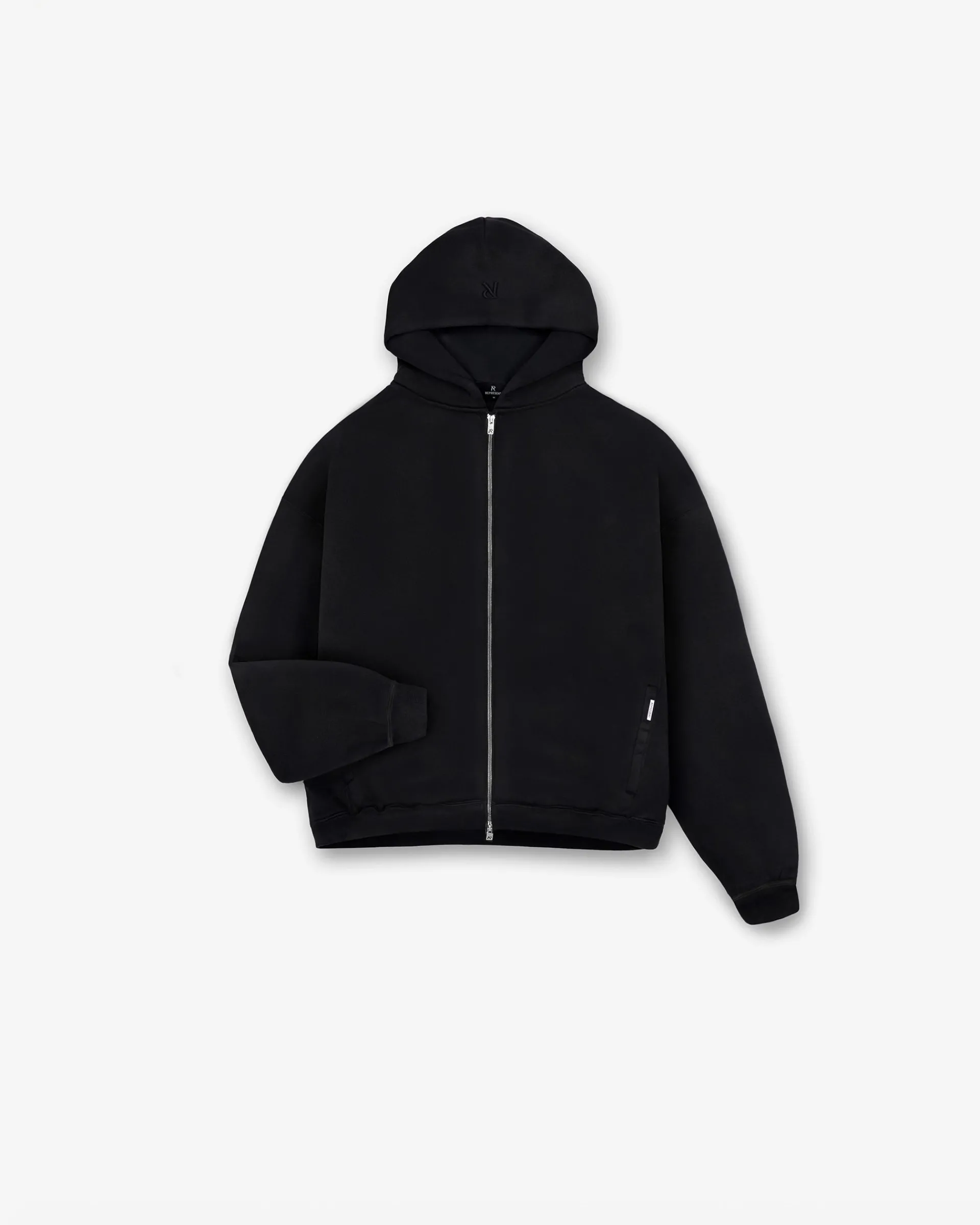 Represent Initial Boxy Zip Through Hoodie -> Hoodies
