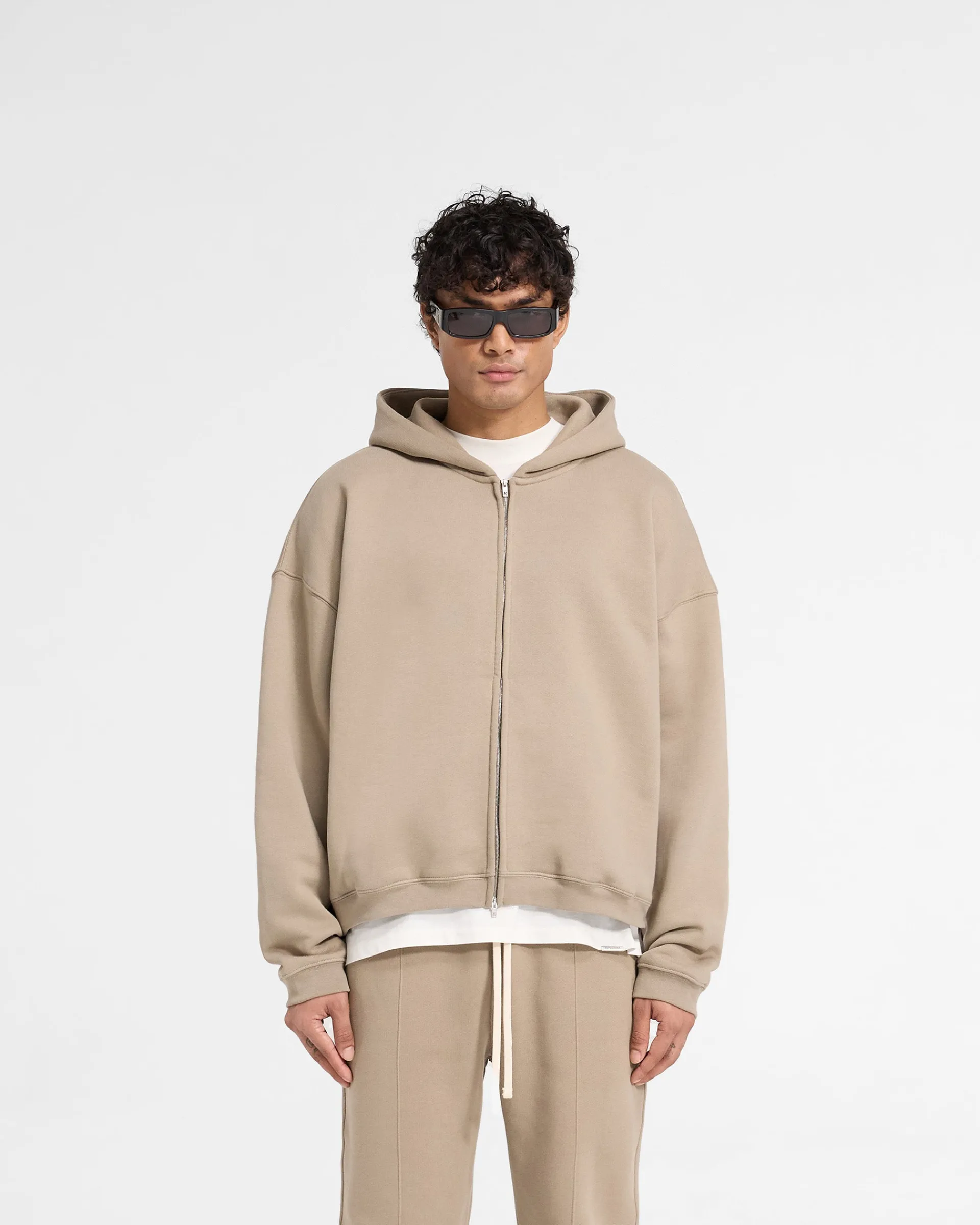 Represent Initial Boxy Zip Through Hoodie -> Hoodies