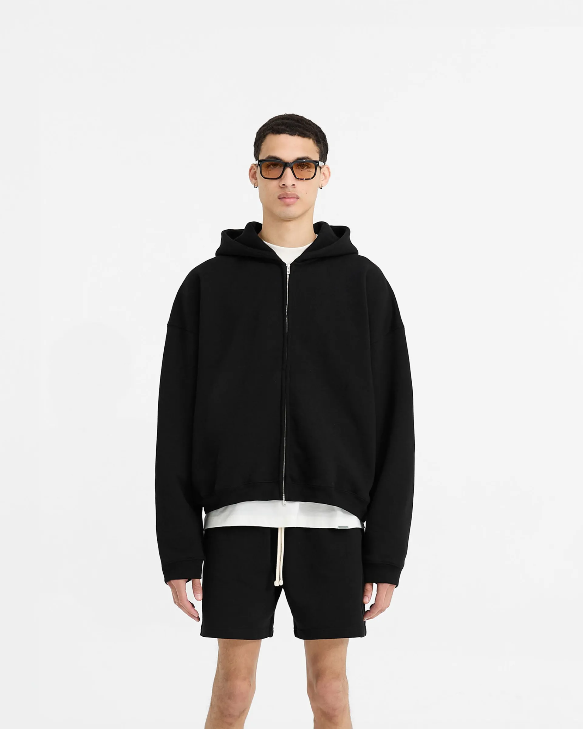 Represent Initial Boxy Zip Through Hoodie -> Hoodies
