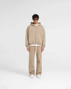 Represent Initial Boxy Zip Through Hoodie -><noscript><img width=