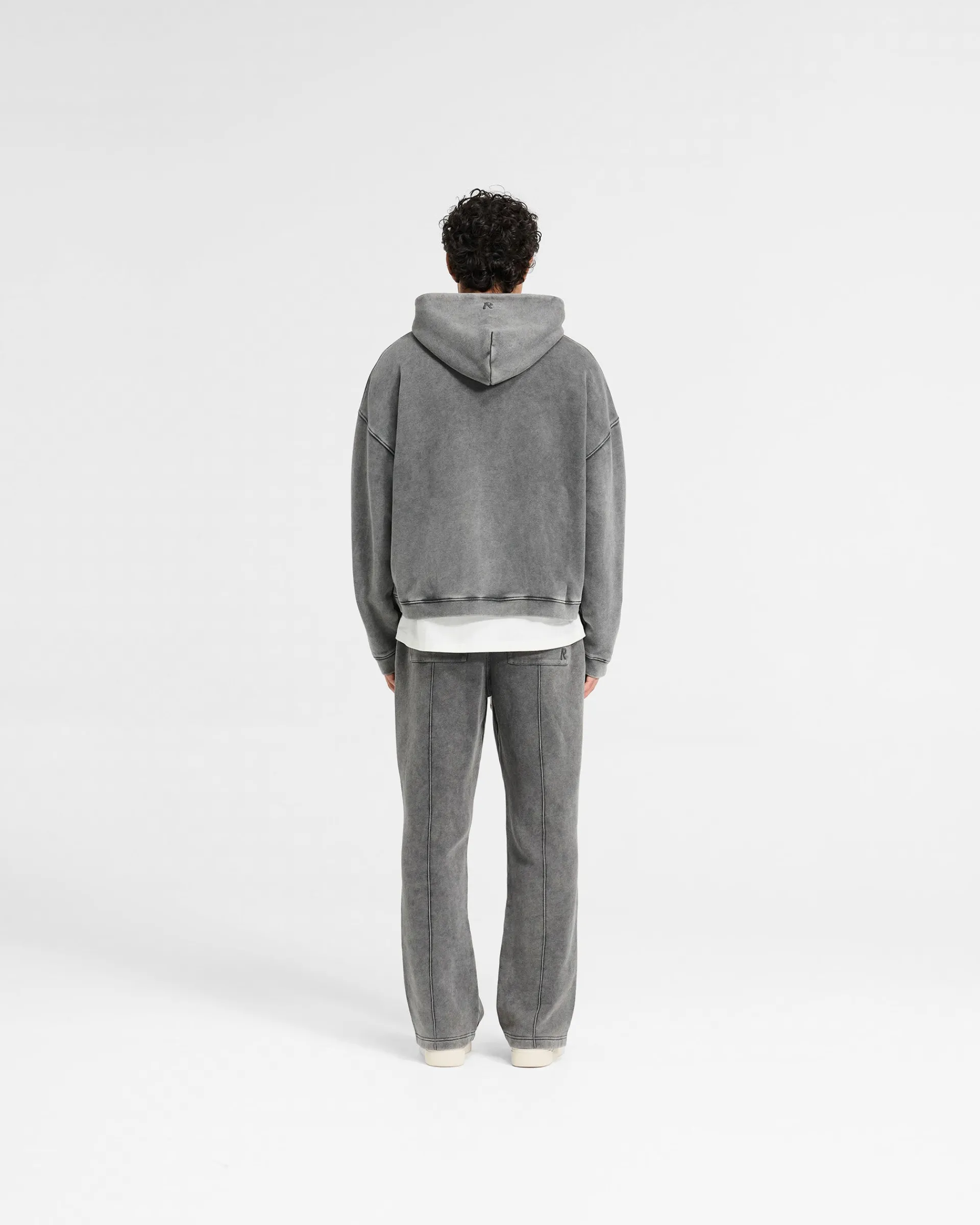 Represent Initial Boxy Zip Through Hoodie - Vintage Grey> Hoodies
