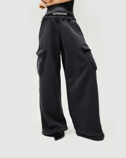 Represent Initial Cargo Jogger - Washed Black><noscript><img width=