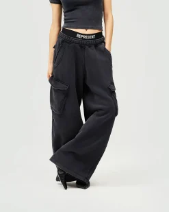 Represent Initial Cargo Jogger - Washed Black><noscript><img width=