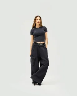 Represent Initial Cargo Jogger - Washed Black><noscript><img width=