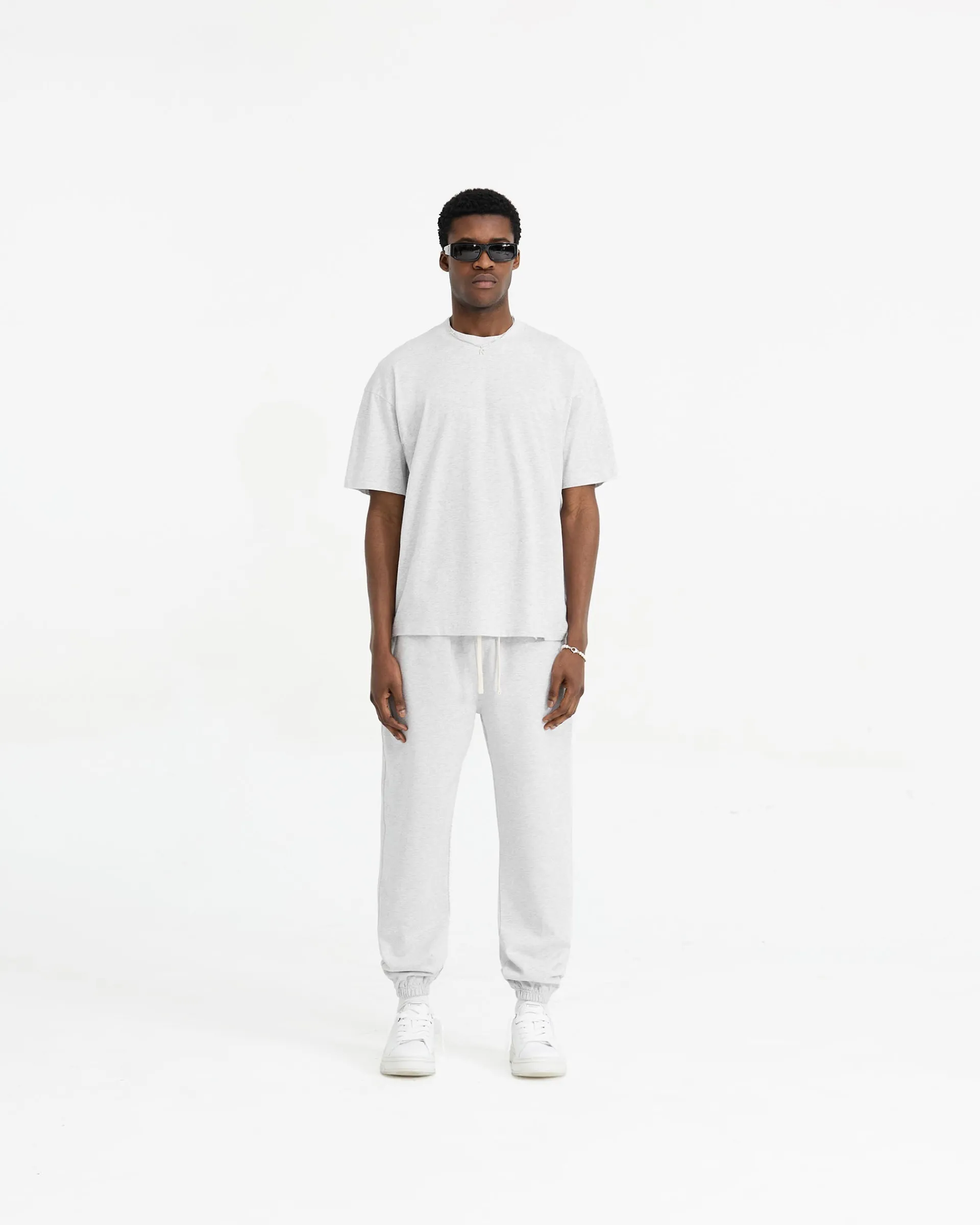 Represent Initial Cuffed Sweatpant - Ice Grey Marl> Sweatpants | Pants