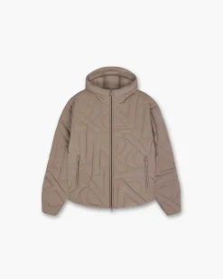 Represent Initial Lightweight Hooded Jacket -> Puffer Jackets | Outerwear