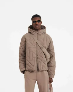 Represent Initial Lightweight Hooded Jacket -> Puffer Jackets | Outerwear