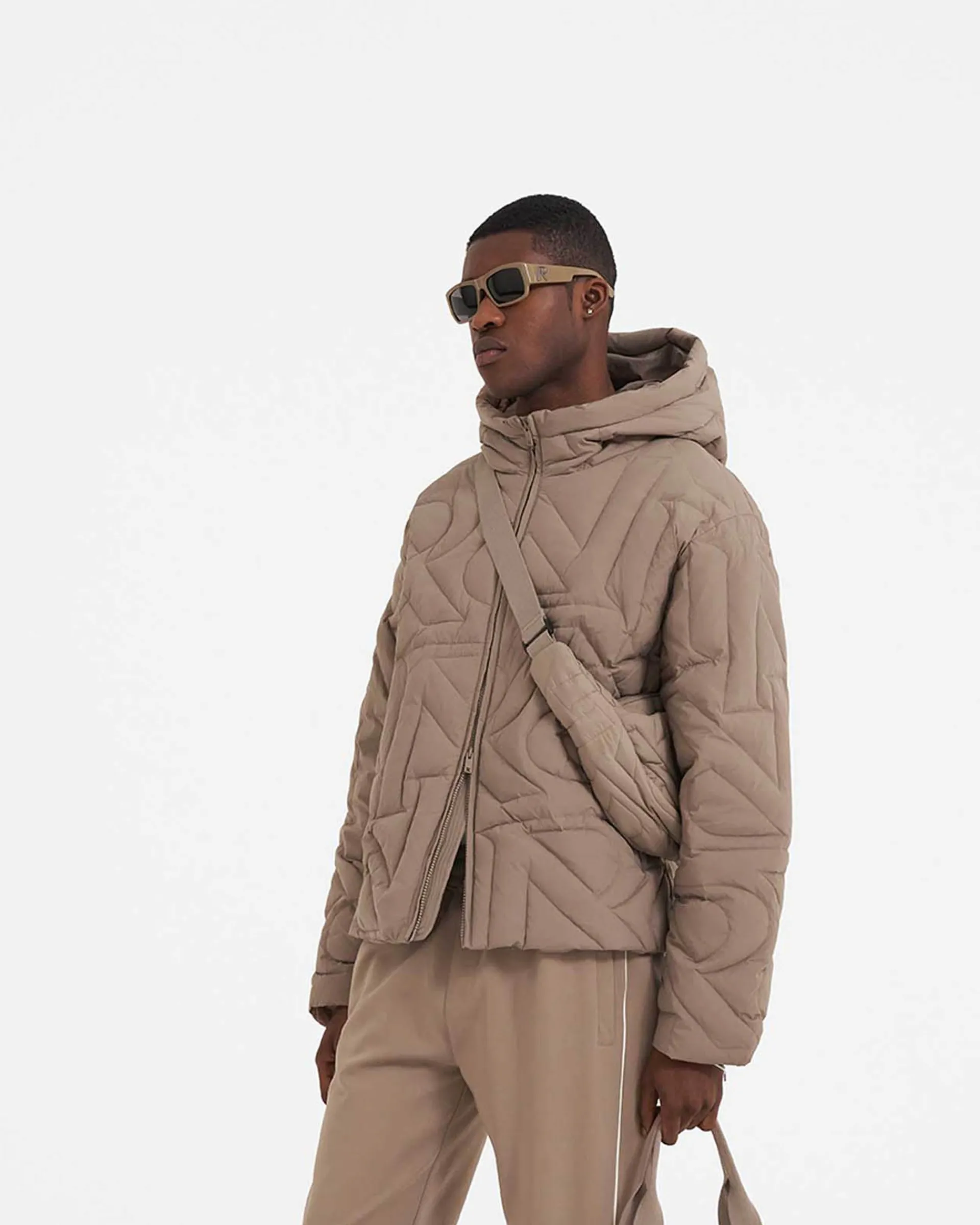 Represent Initial Lightweight Hooded Jacket -> Puffer Jackets | Outerwear