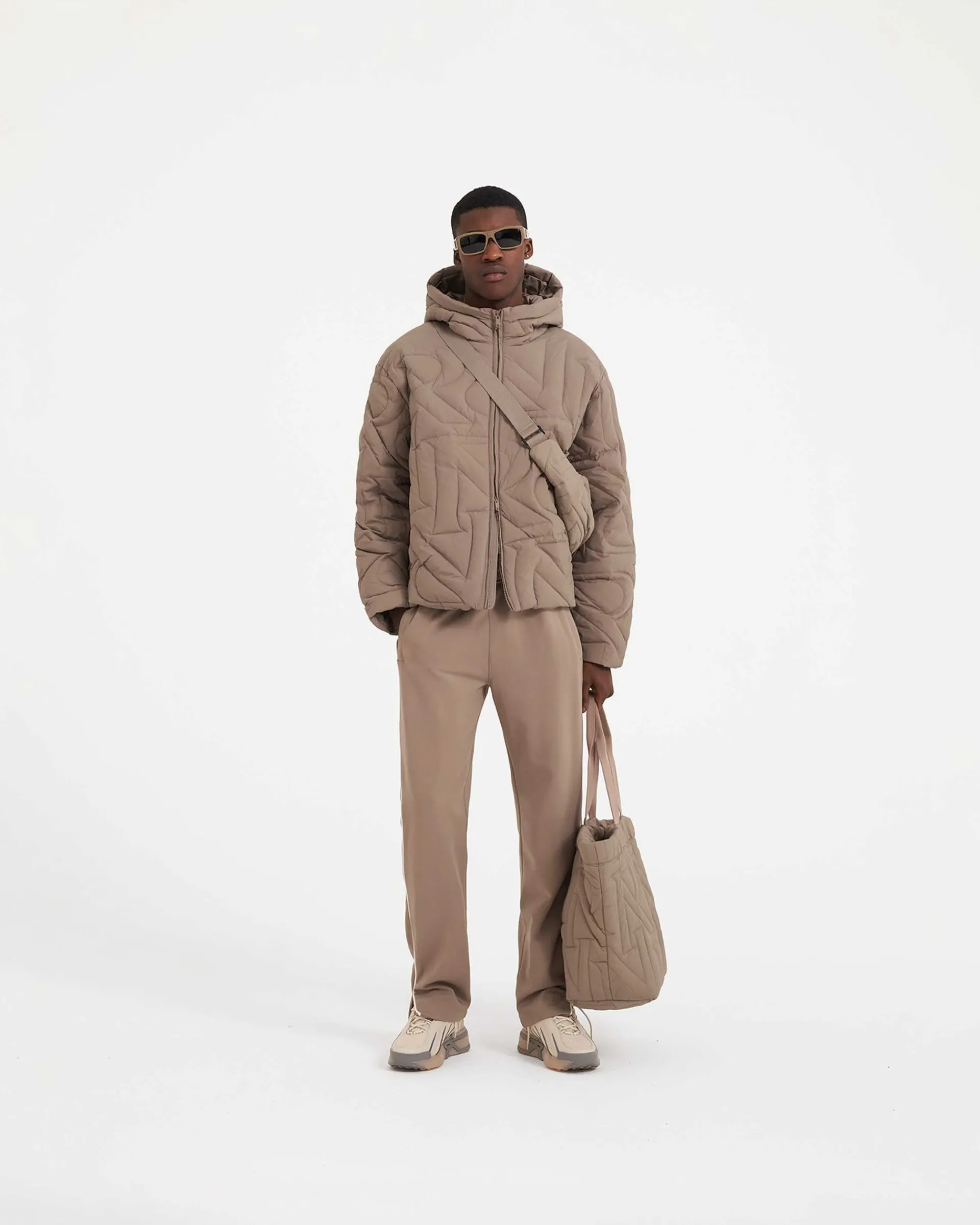 Represent Initial Lightweight Hooded Jacket -> Puffer Jackets | Outerwear