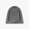 Represent Initial Long Sleeve Open Cuff T-Shirt - Vintage Grey> T-Shirts