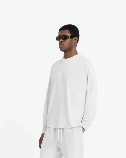 Represent Initial Long Sleeve T-Shirt - Ice Grey Marl> T-Shirts
