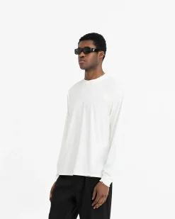 Represent Initial Long Sleeve T-Shirt - Flat White> T-Shirts