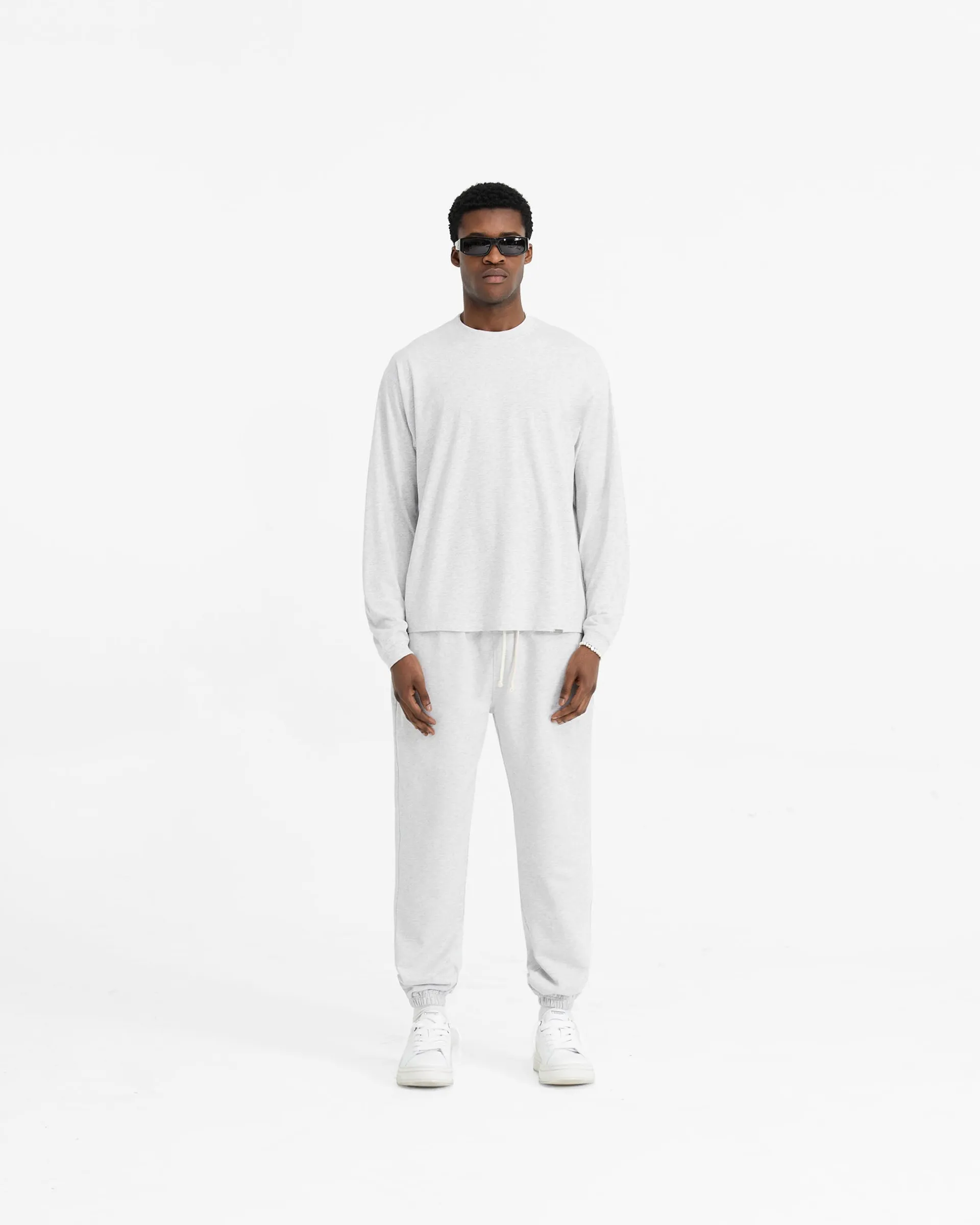 Represent Initial Long Sleeve T-Shirt - Ice Grey Marl> T-Shirts
