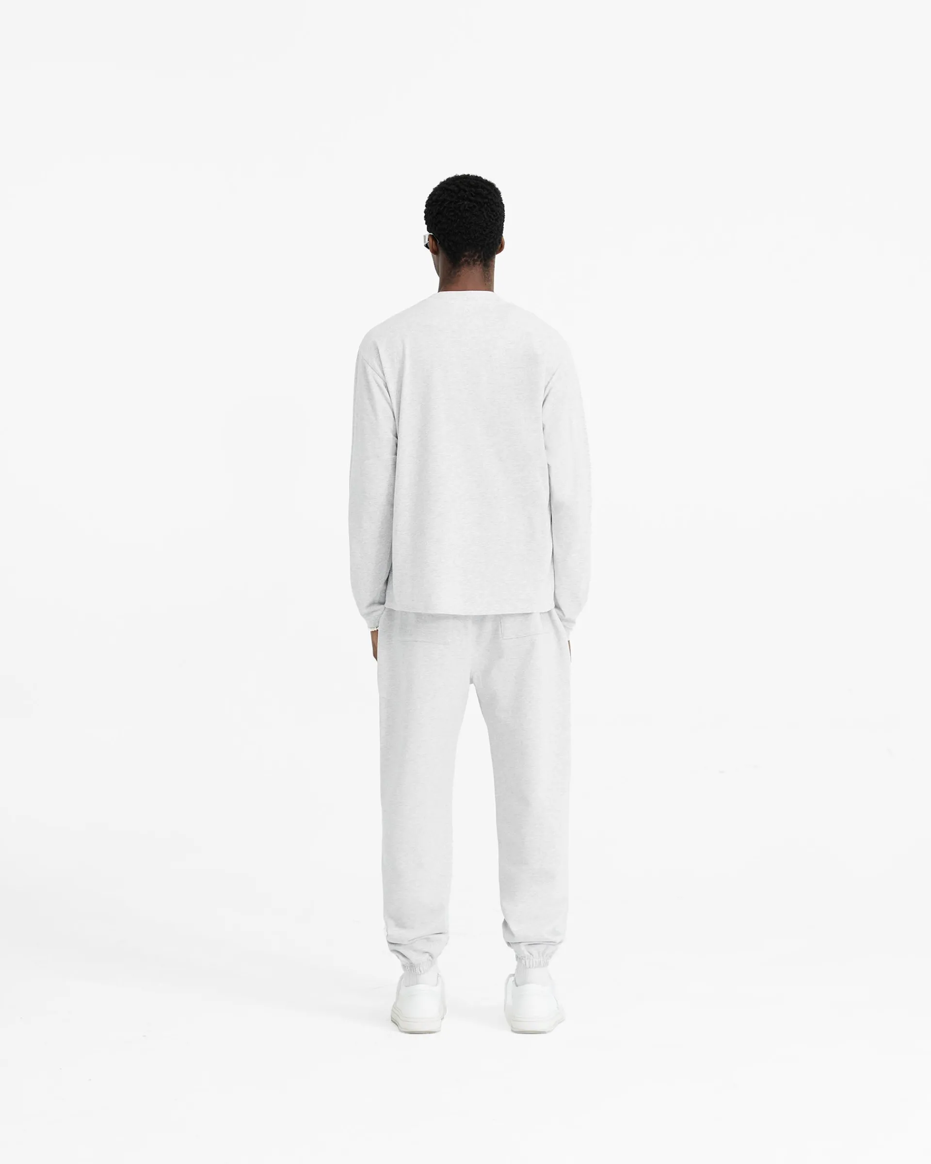 Represent Initial Long Sleeve T-Shirt - Ice Grey Marl> T-Shirts