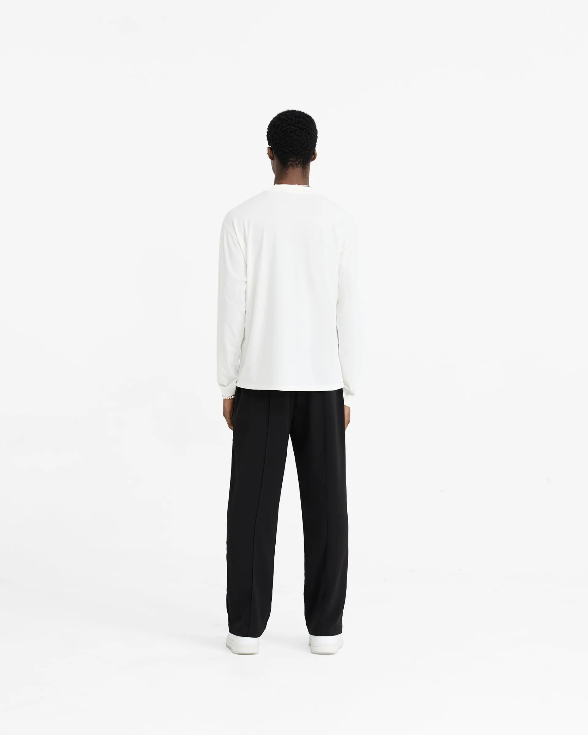 Represent Initial Long Sleeve T-Shirt - Flat White> T-Shirts