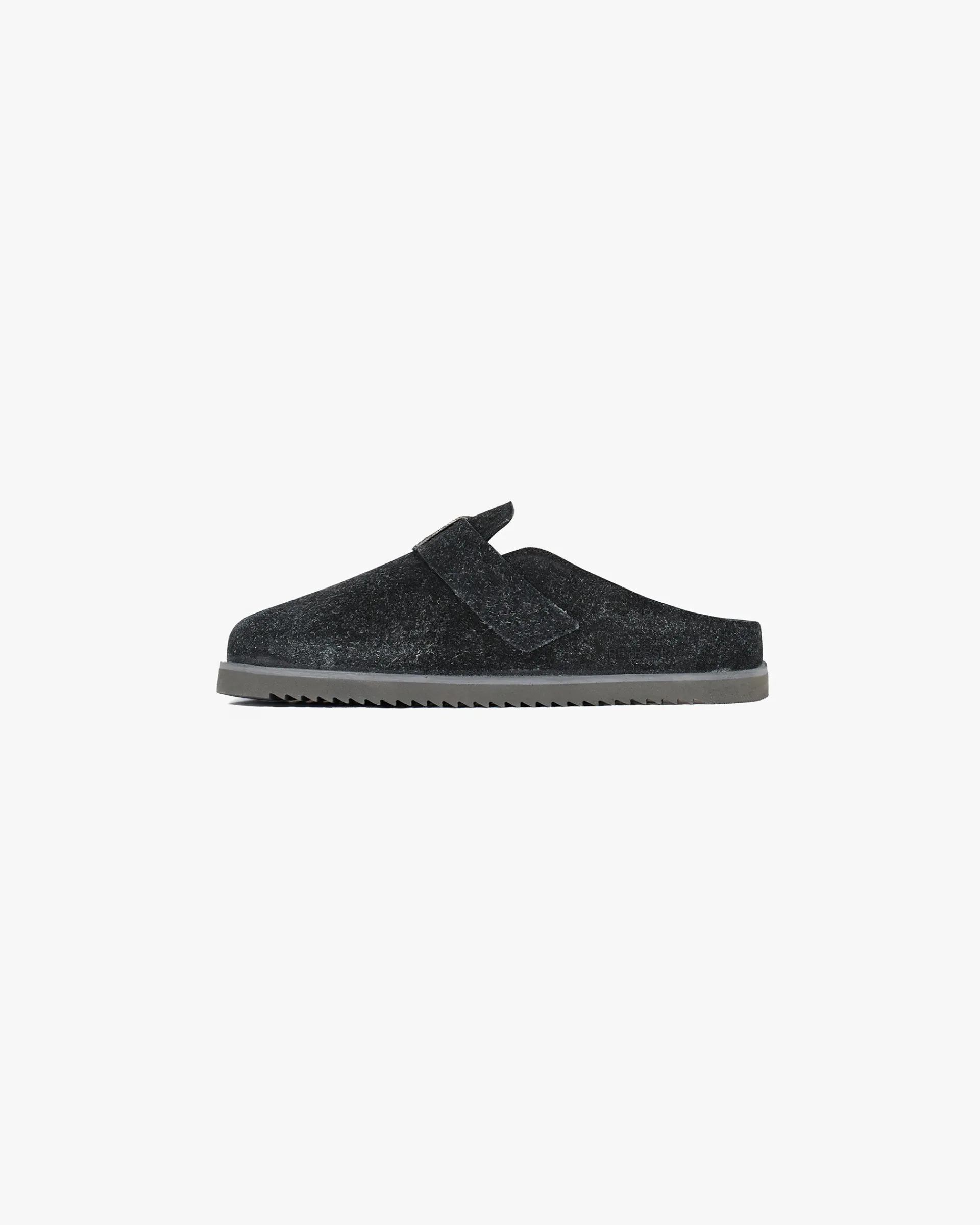 Represent Initial Mule Fleck Hairy Suede - Off Black> Mules