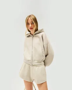 Represent Initial Oversized Crop Hoodie -><noscript><img width=