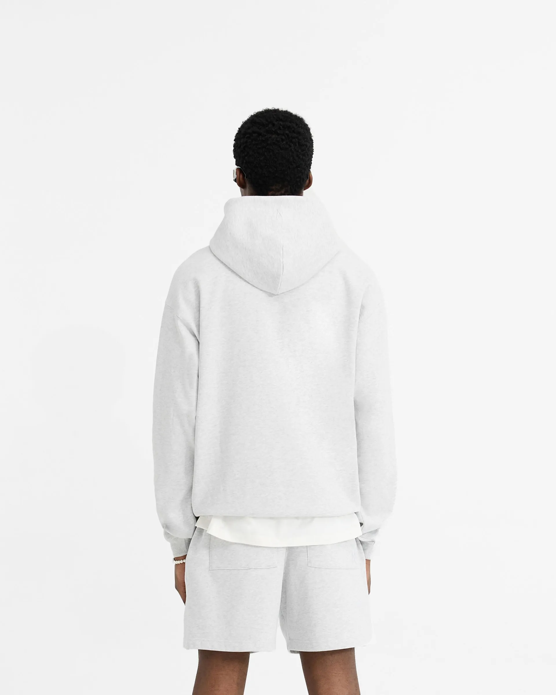 Represent Initial Oversized Hoodie - Ice Grey Marl> Hoodies