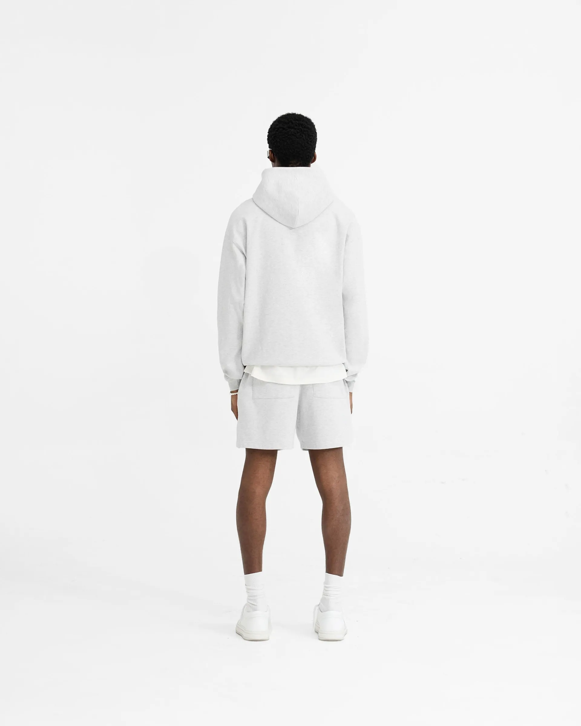 Represent Initial Oversized Hoodie - Ice Grey Marl> Hoodies