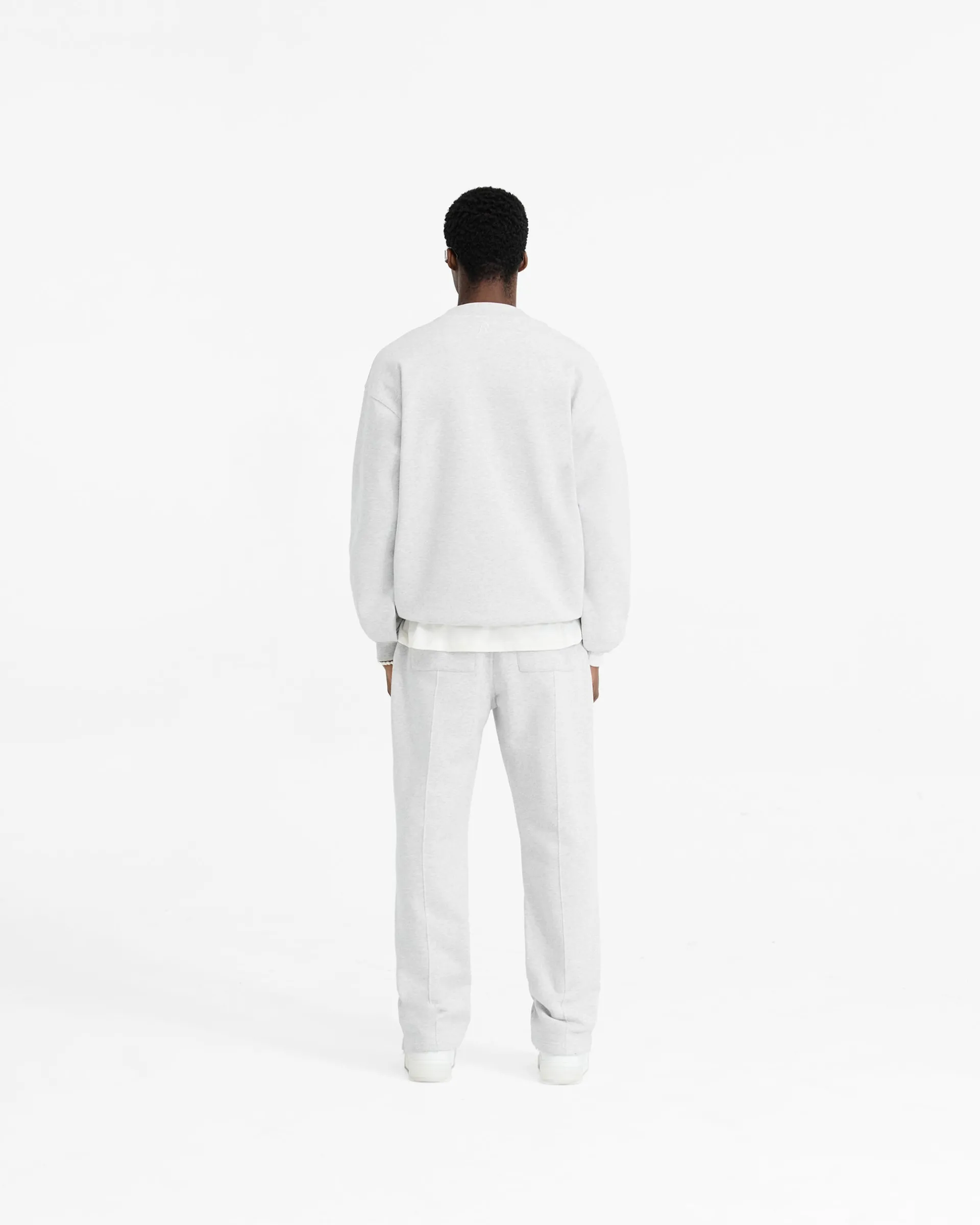 Represent Initial Oversized Sweater - Ice Grey Marl> Sweaters
