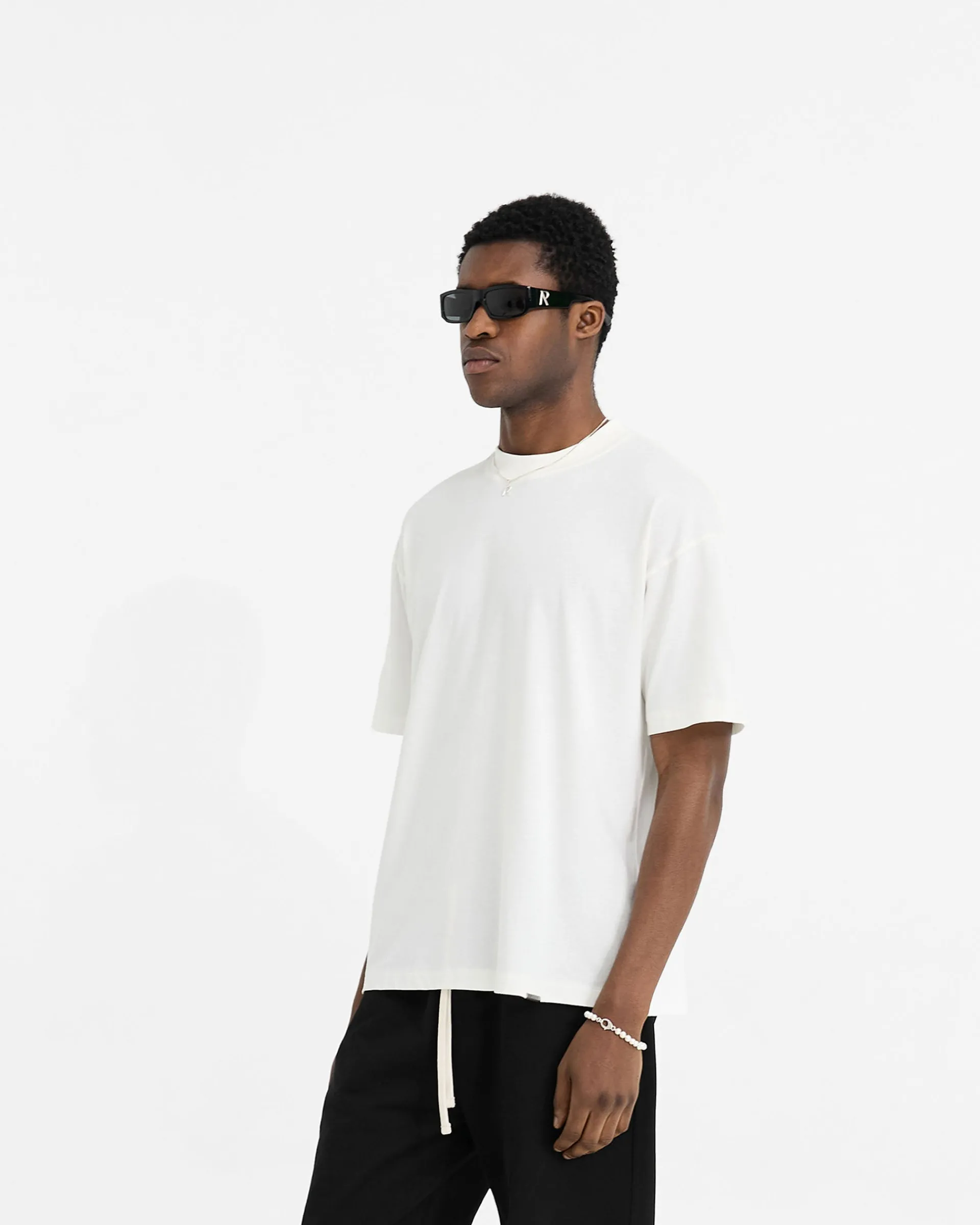 Represent Initial Oversized T-Shirt - Flat White> T-Shirts