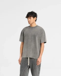 Represent Initial Oversized T-Shirt - Vintage Grey> T-Shirts