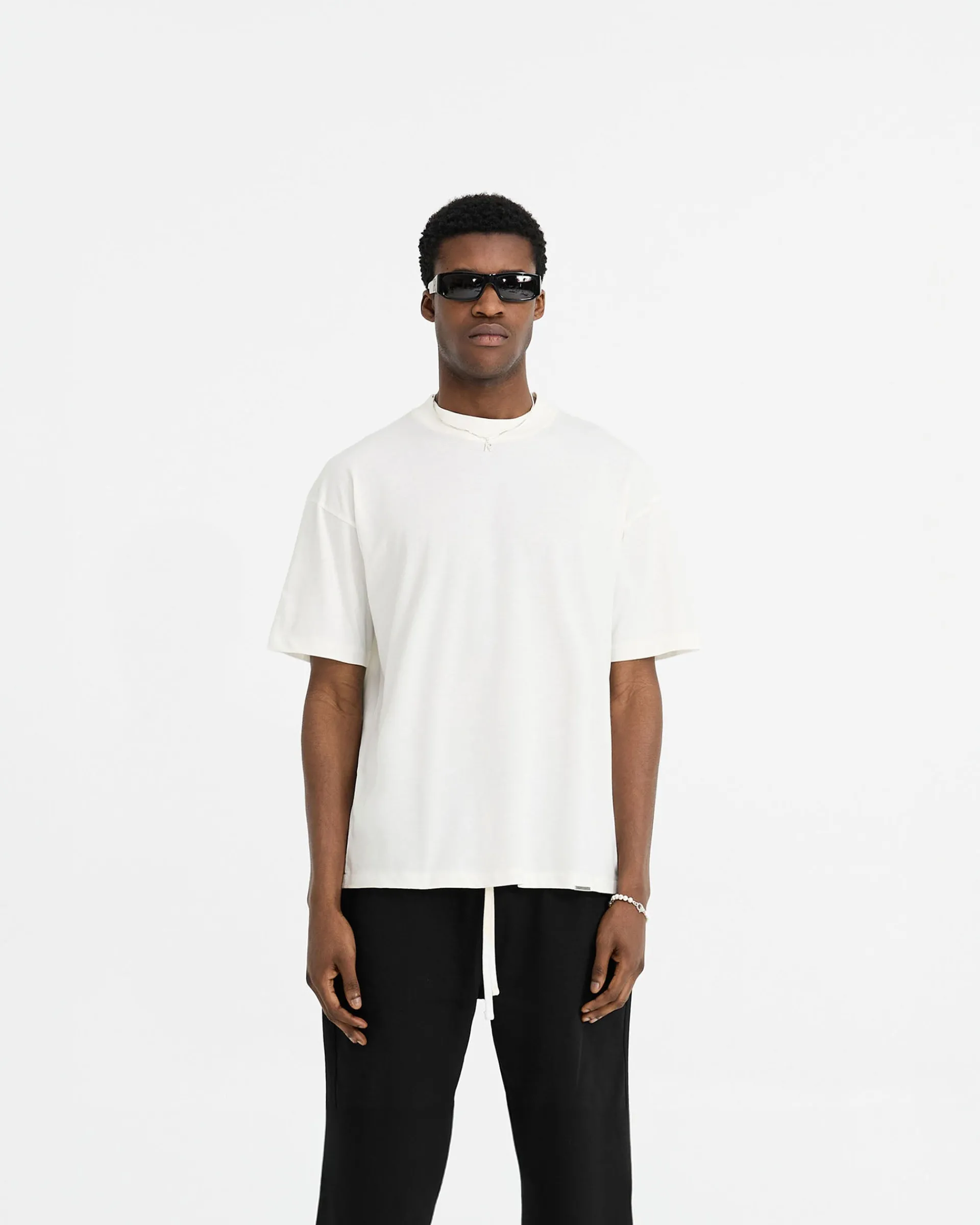 Represent Initial Oversized T-Shirt - Flat White> T-Shirts