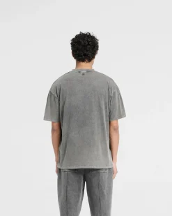 Represent Initial Oversized T-Shirt - Vintage Grey><noscript><img width=