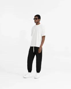 Represent Initial Oversized T-Shirt - Flat White><noscript><img width=