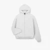 Represent Initial Oversized Zip Hoodie - Ice Grey Marl> Hoodies