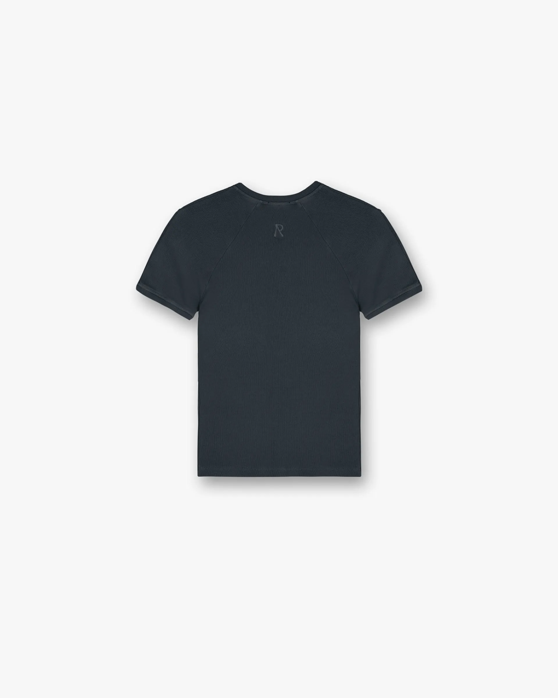 Represent Initial Rib Baby T-Shirt - Washed Black> Tops/T-Shirts