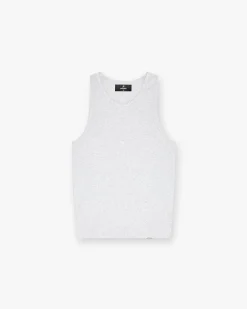 Represent Initial Rib Vest - Ice Grey Marl> Vests | T-Shirts