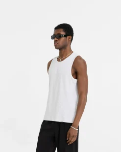 Represent Initial Rib Vest - Ice Grey Marl> Vests | T-Shirts