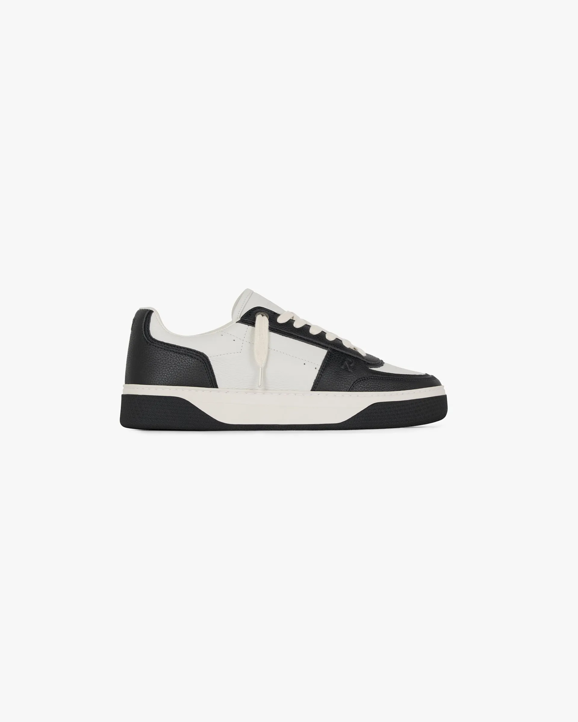 Represent Initial Sneaker - Leather - Black Vintage White> Initial