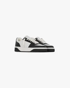 Represent Initial Sneaker - Leather - Black Vintage White> Initial