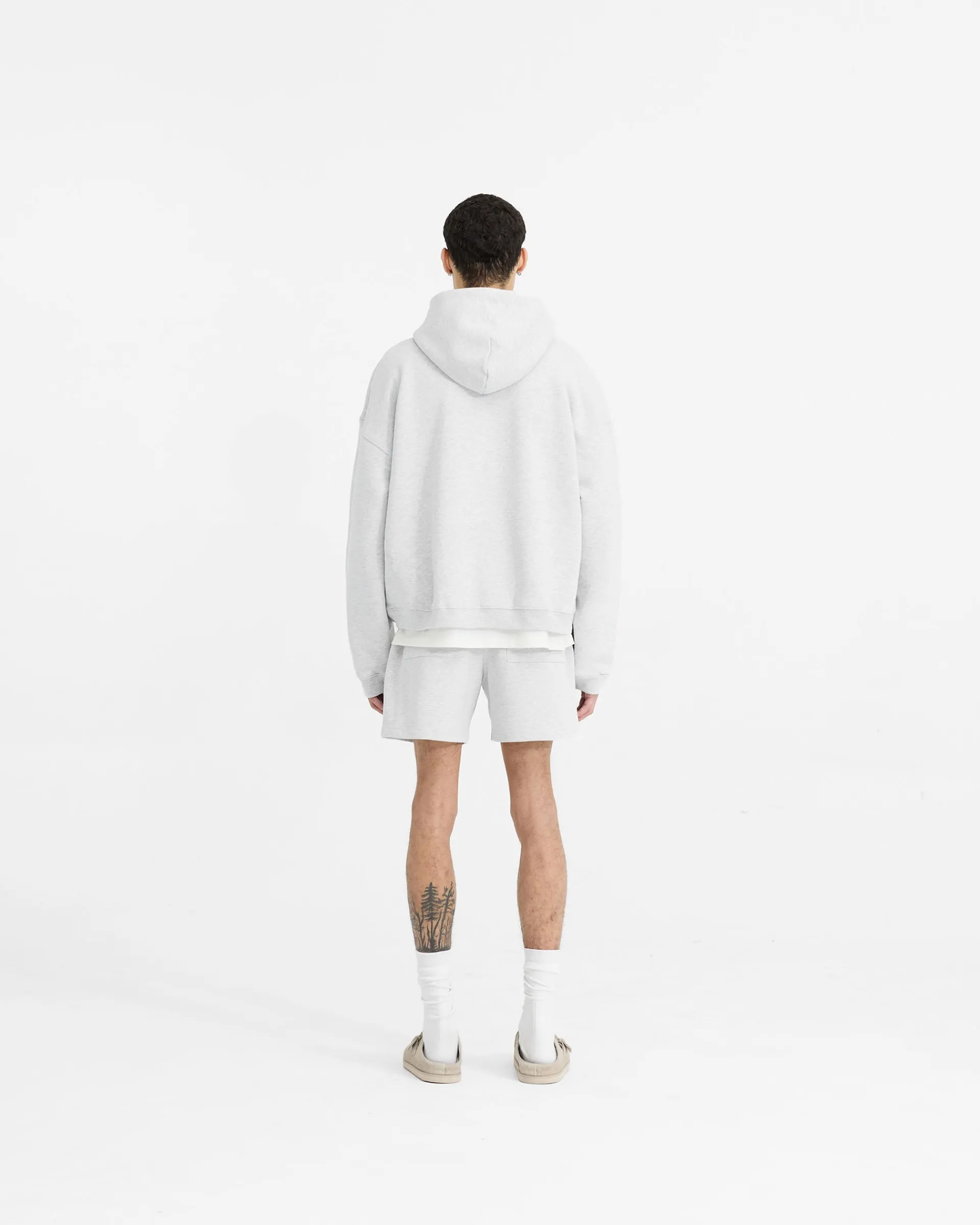 Represent Initial Sweatshorts - Ice Grey Marl> Shorts