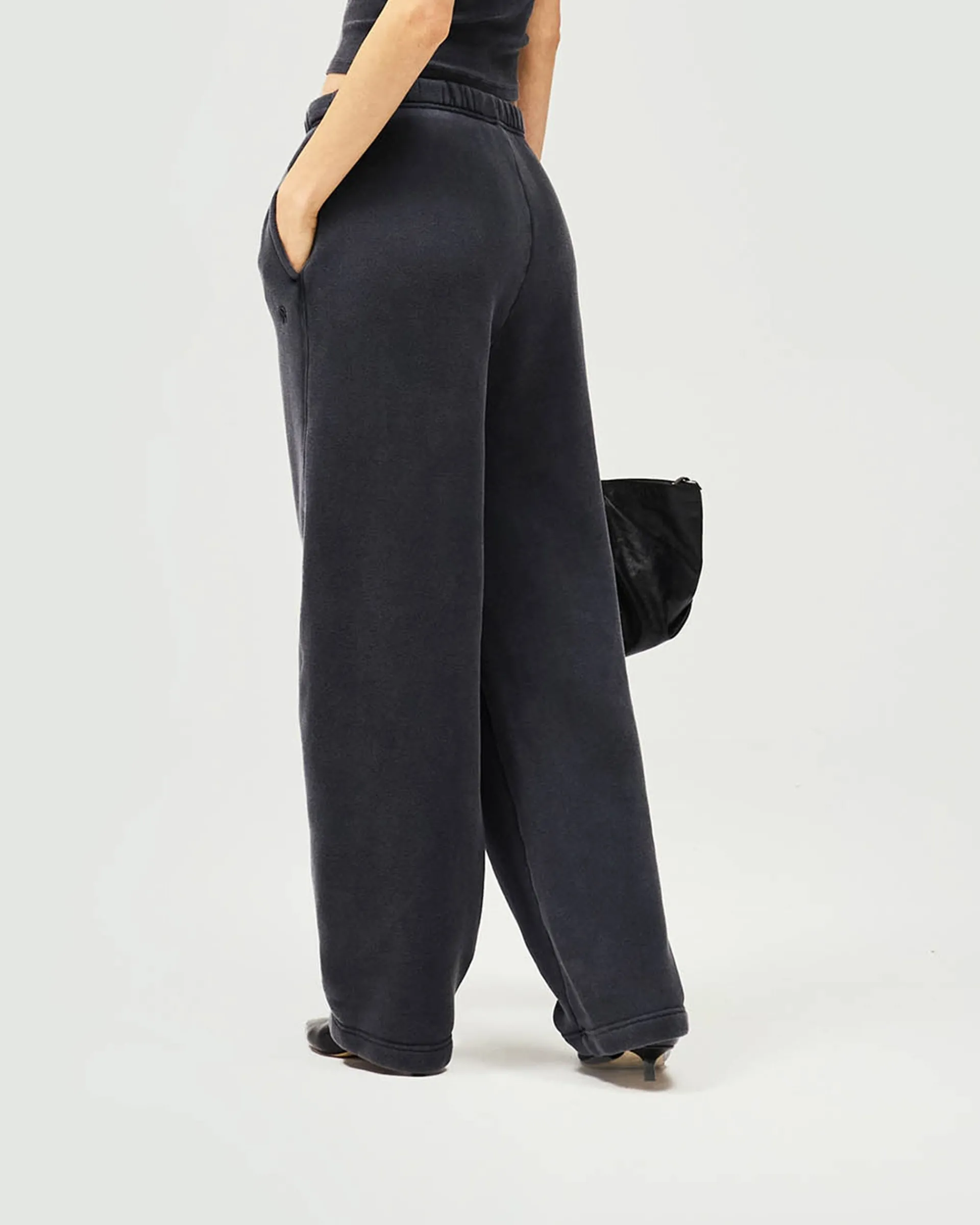 Represent Initial Twisted Seam Jogger - Washed Black> Bottoms/Sweatpants