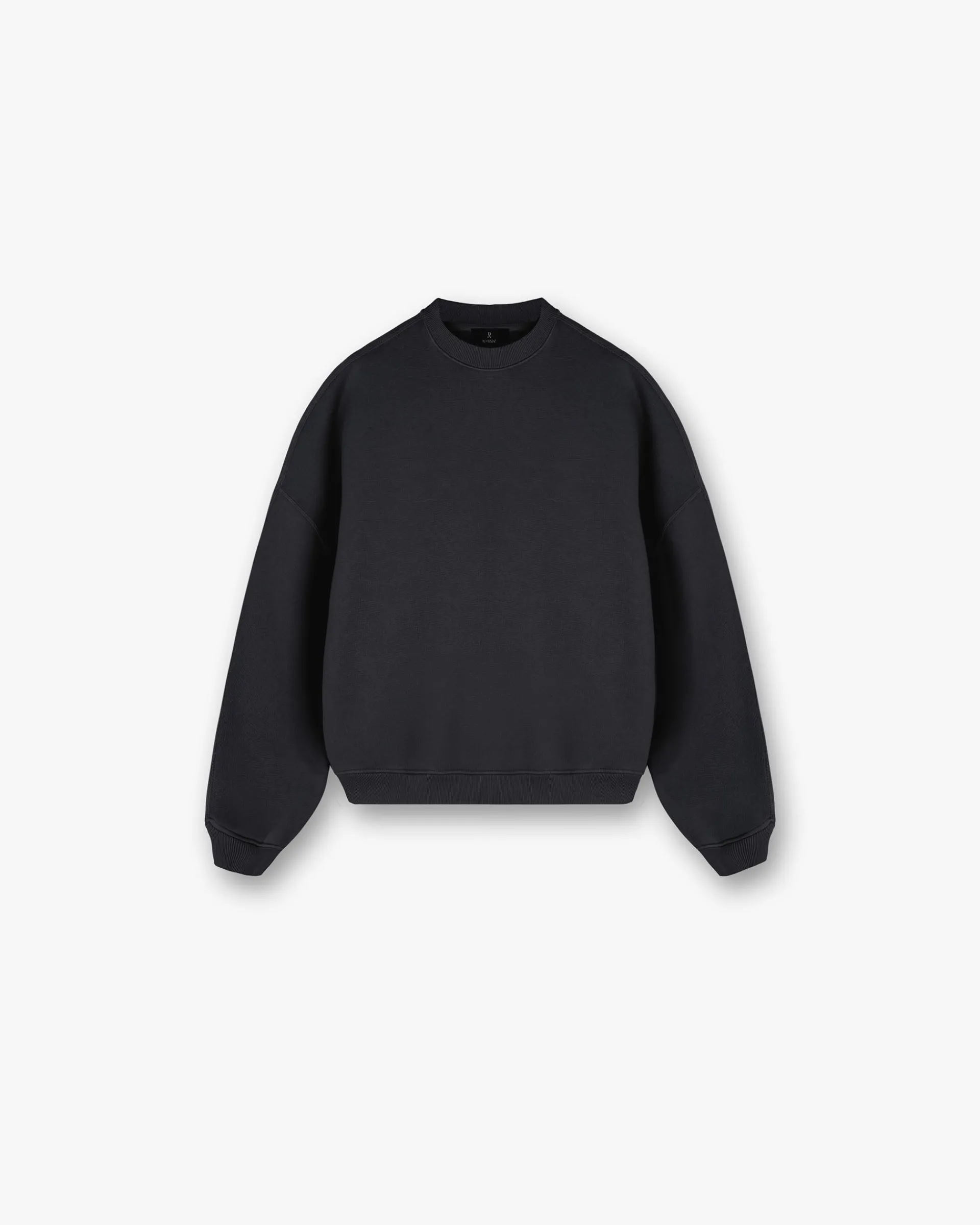 Represent Initial V Notch Sweater - Washed Black> Tops/Sweaters